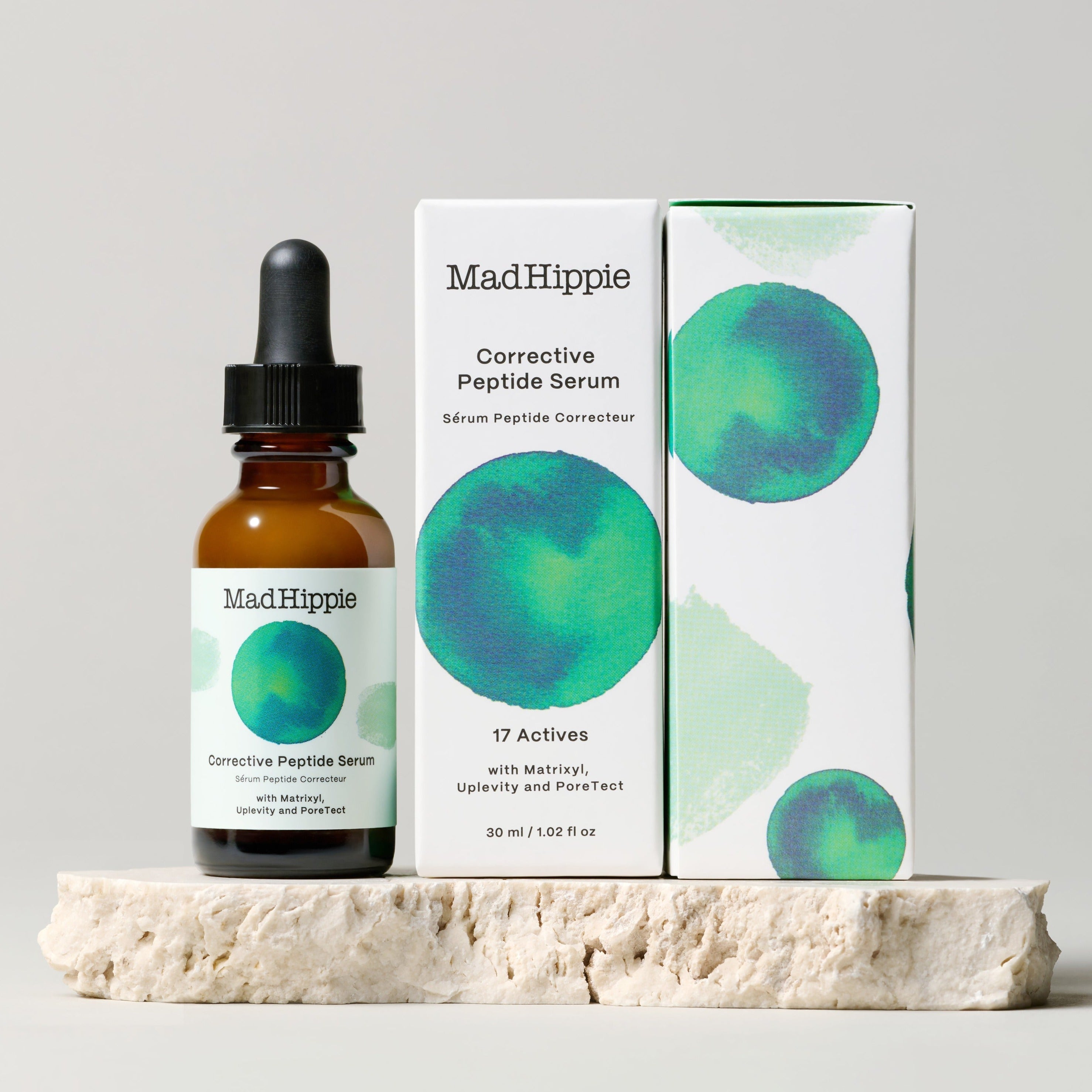 Mad Hippie Corrective Peptide Serum - with Matrixyl, Uplevity and PoreTect at Socialite Beauty Canada