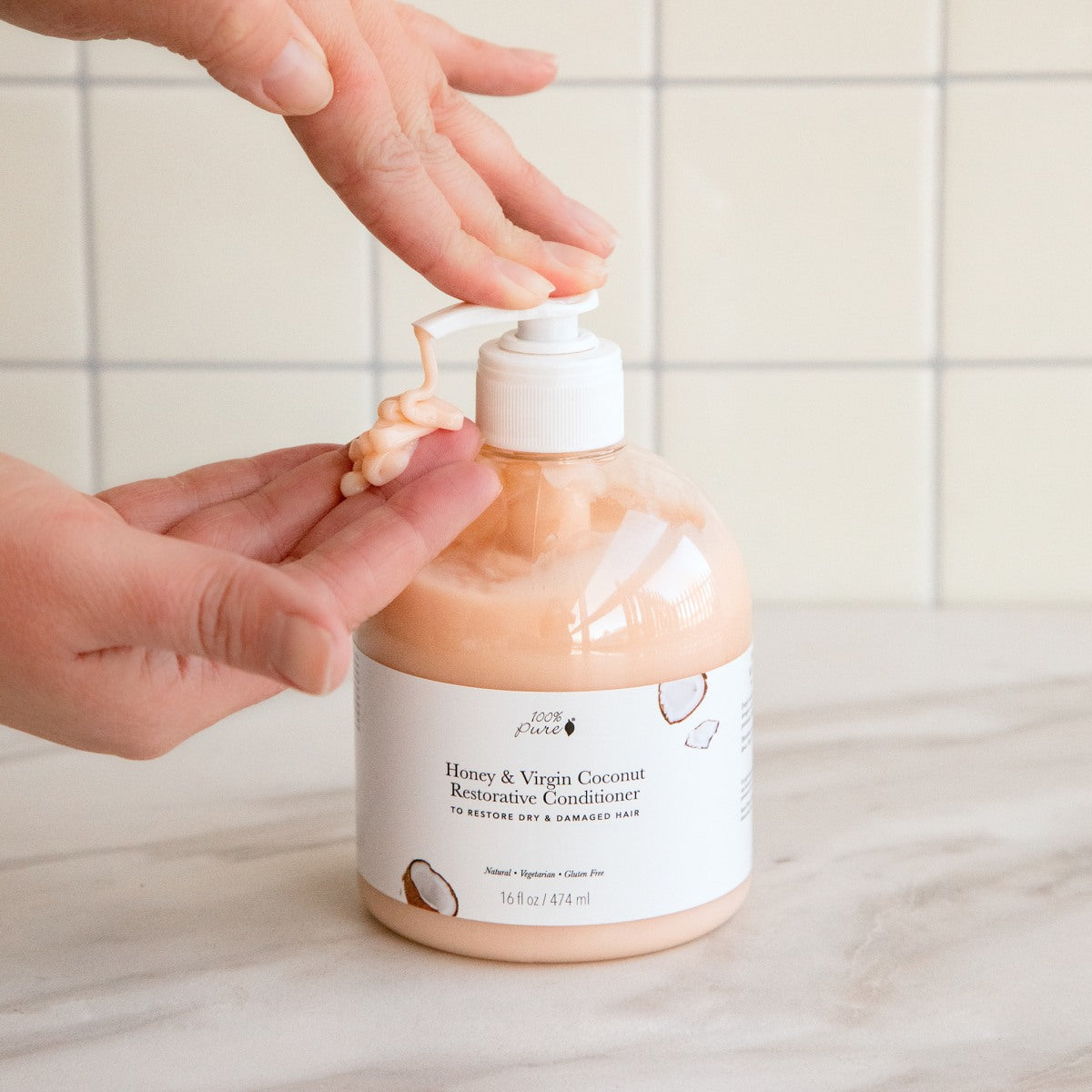 100% PURE® Honey & Virgin Coconut Conditioner at Socialite Beauty Canada