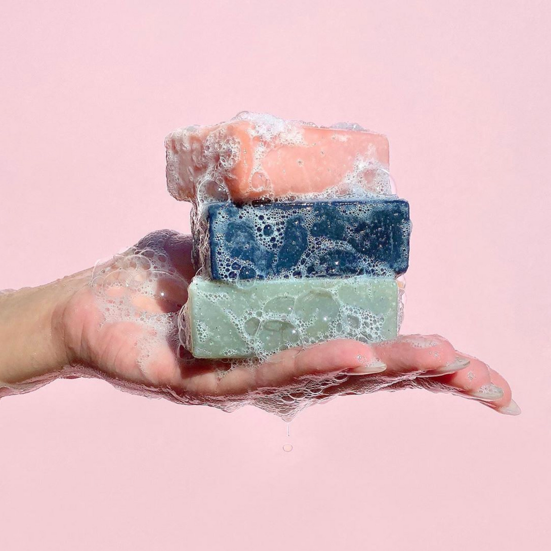 Apply a little indulgence in your day-to-day with Herbivore's bar soaps!