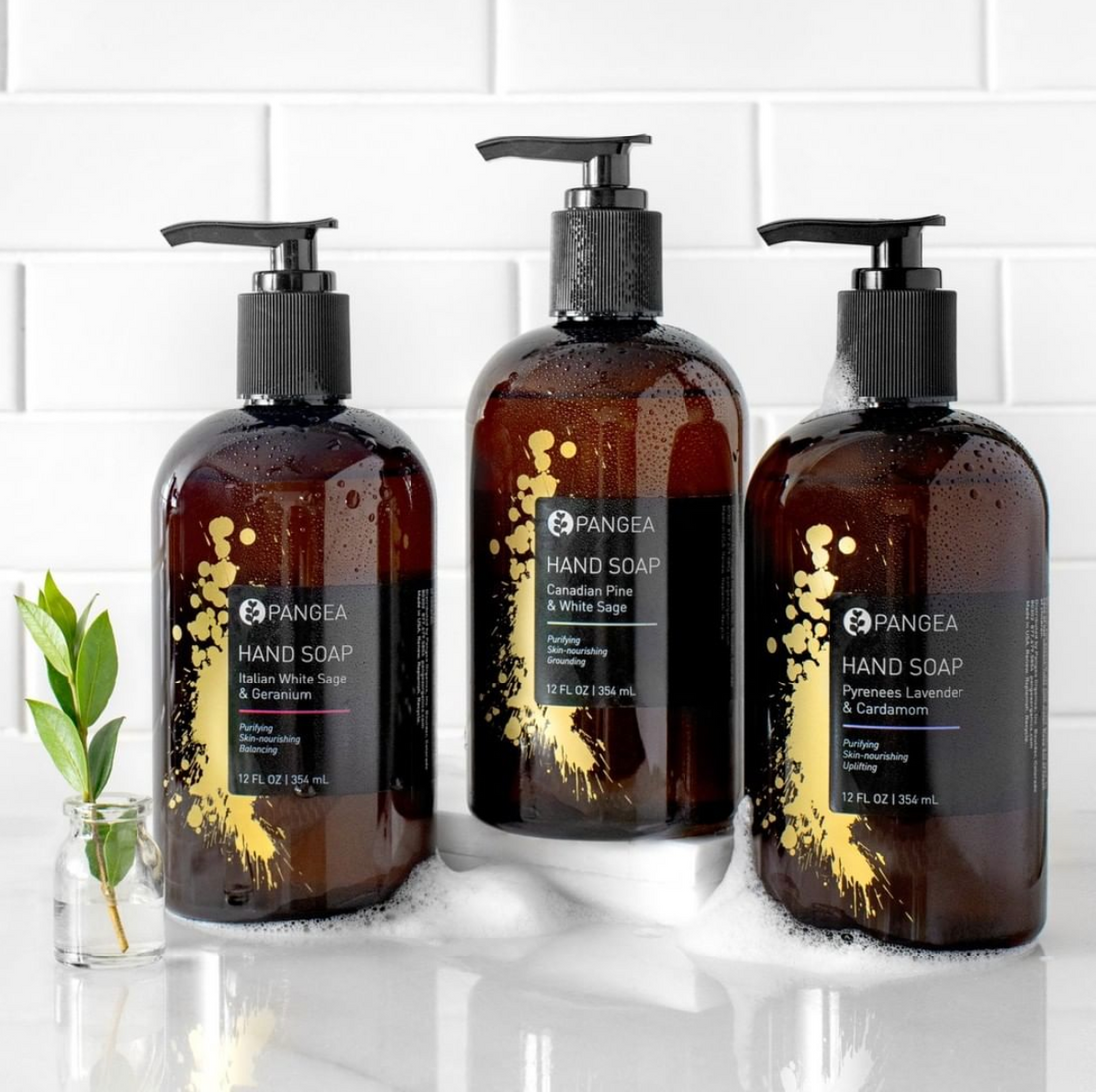 Pause, breathe, and nourish yourself with a satisfying hand-washing experience.