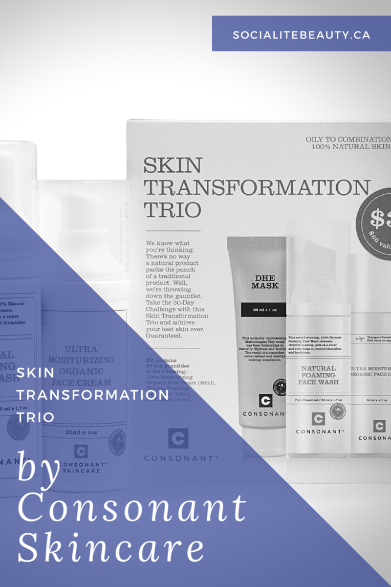Consonant Skincare Skin Transformation Trio