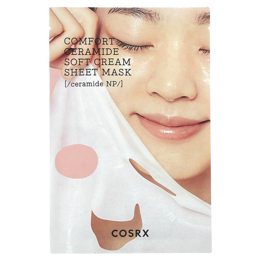 COSRX Balancium Comfort Ceramide Soft Cream Sheet Mask at Socialite Beauty Canada