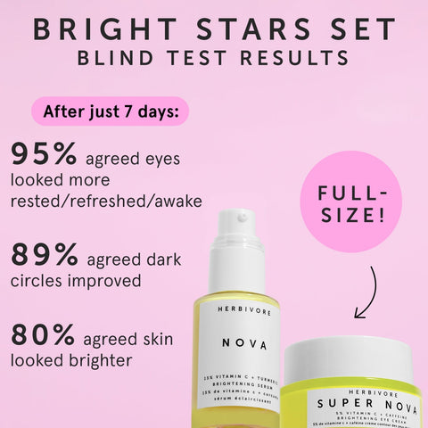 Herbivore Bright Stars Set - Brighter Skin in 7 Days at Socialite Beauty Canada