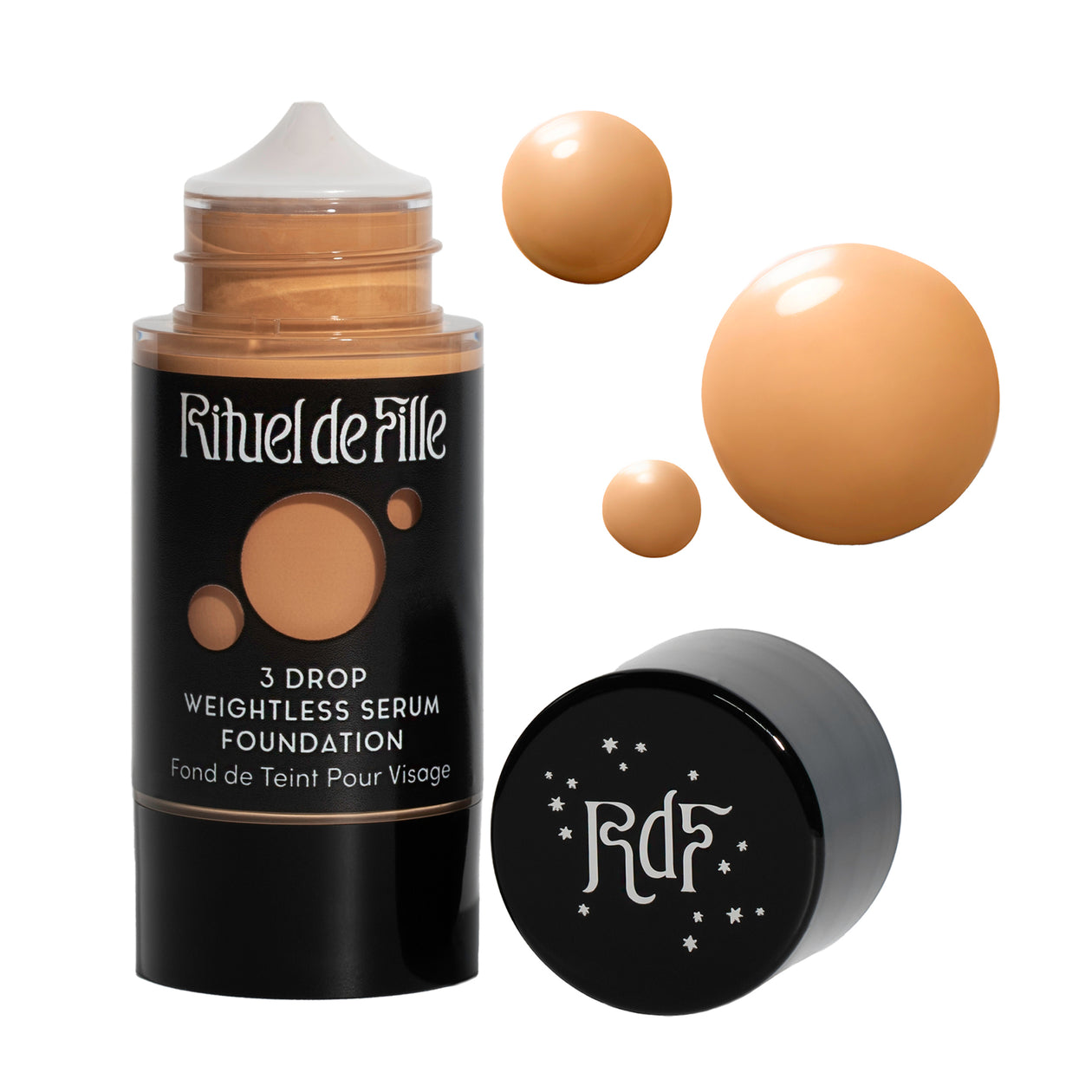 Rituel de Fille 3 Drop Weightless Serum Foundation, Potion #155