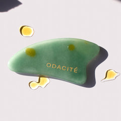 Green Aventurine Crystal Contour Gua Sha