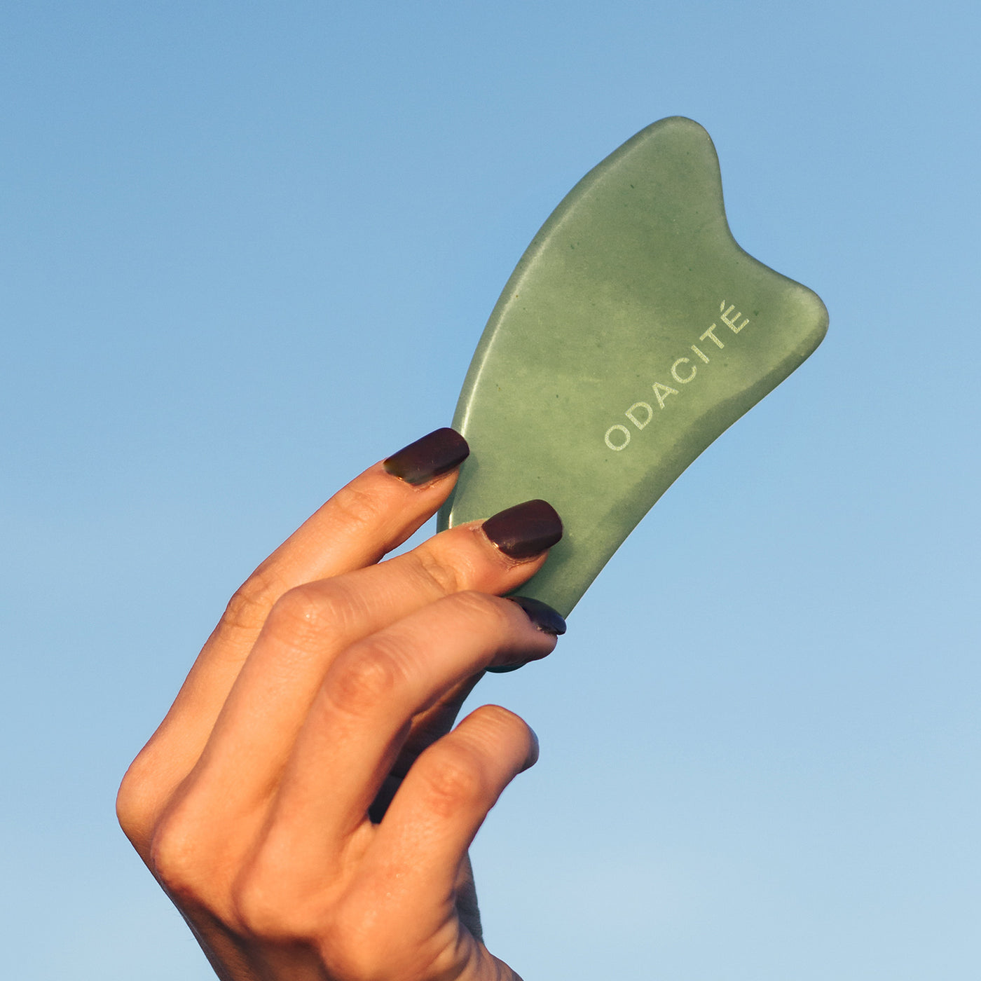 Green Aventurine Crystal Contour Gua Sha