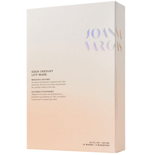 Joanna Vargas Eden Instant Lift Mask  - Firming Sheet Mask, Pack of 5