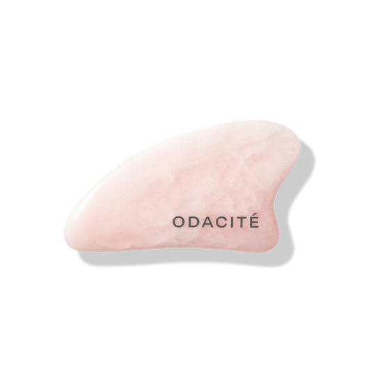 Rose Quartz Crystal Contour Gua Sha