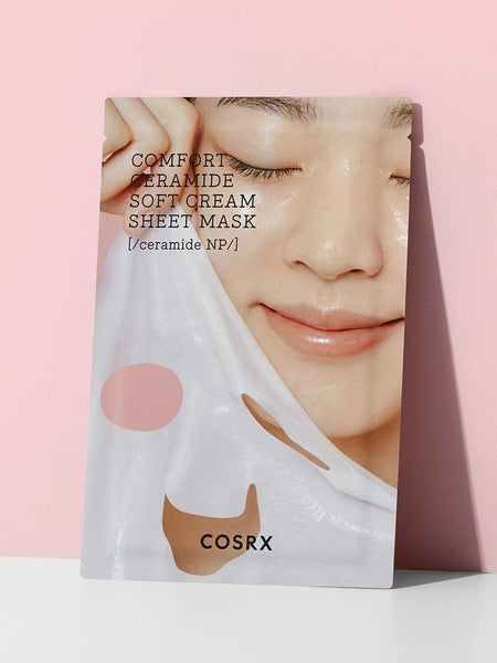 COSRX Balancium Comfort Ceramide Soft Cream Sheet Mask at Socialite Beauty Canada