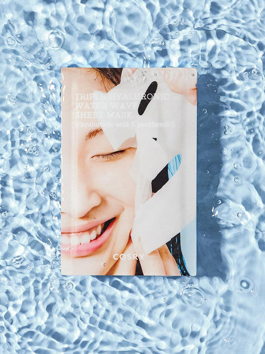 COSRX Hydrium Triple Hyaluronic Water Wave Sheet Mask at Socialite Beauty Canada