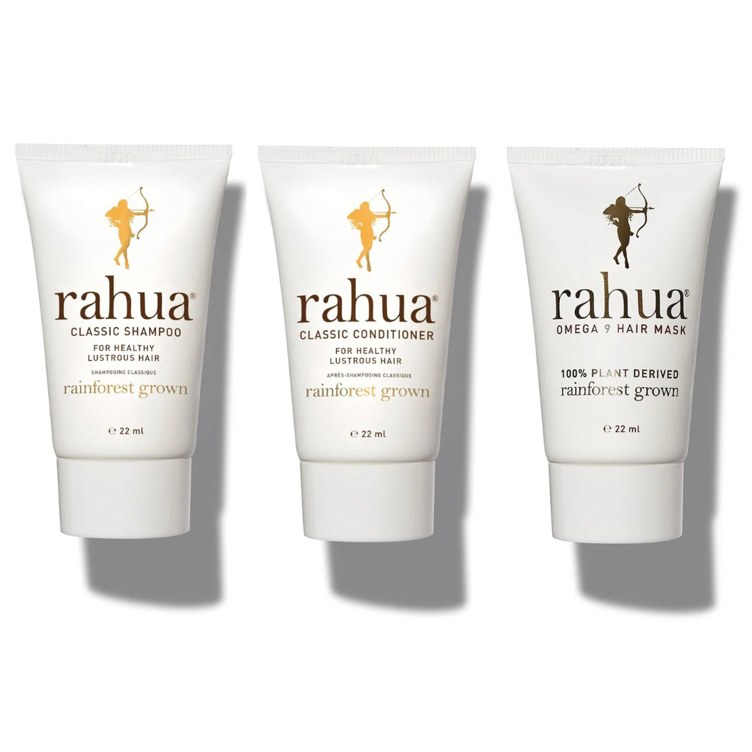 ENTER CODE: RAHUAHOLIDAY | Free Rahua Classic Hair Care Kit with $99 Purchase