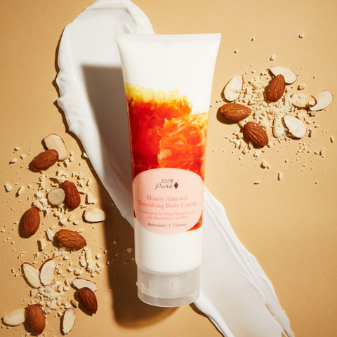100% PURE® Honey Almond Nourishing Body Cream at Socialite Beauty Canada
