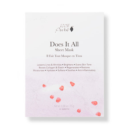 100% PURE® Does It All Sheet Mask, 5 Pack