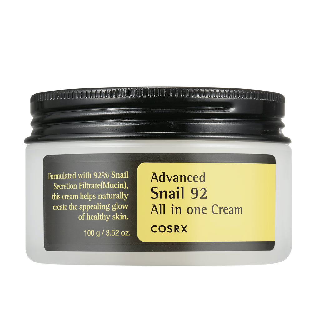 COSRX Advanced Snail 92 All in one Cream, 3.52 fl. oz / 100g (Jar)