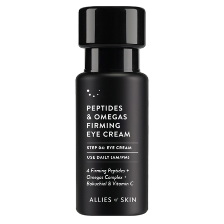 Peptides & Omegas Firming Eye Cream by Allies of Skin, available online in Canada at Socialite Beauty.