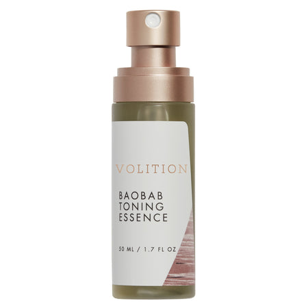 Volition Beauty Baobab Toning Essence with Cotton Rounds at Socialite Beauty Canada