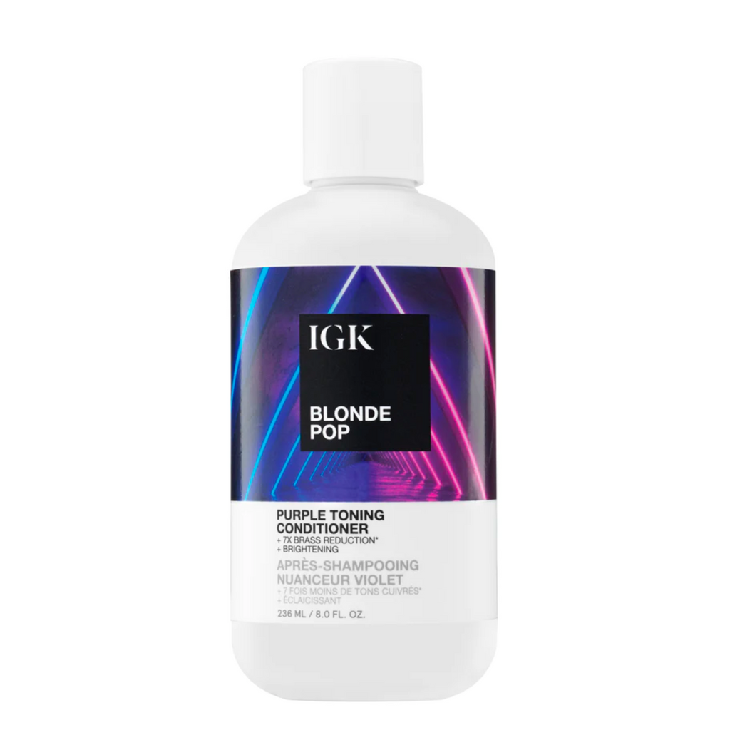 IGK Hair Blonde Pop - Purple Toning Conditioner, 236 ml / 8.0 fl oz