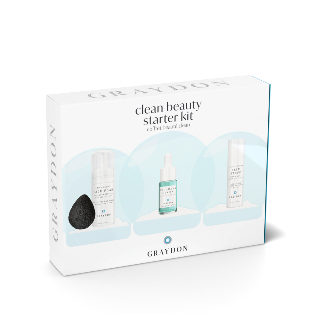 Clean Beauty Starter Kit by Graydon Skincare available online in Canada at Socialite Beauty.