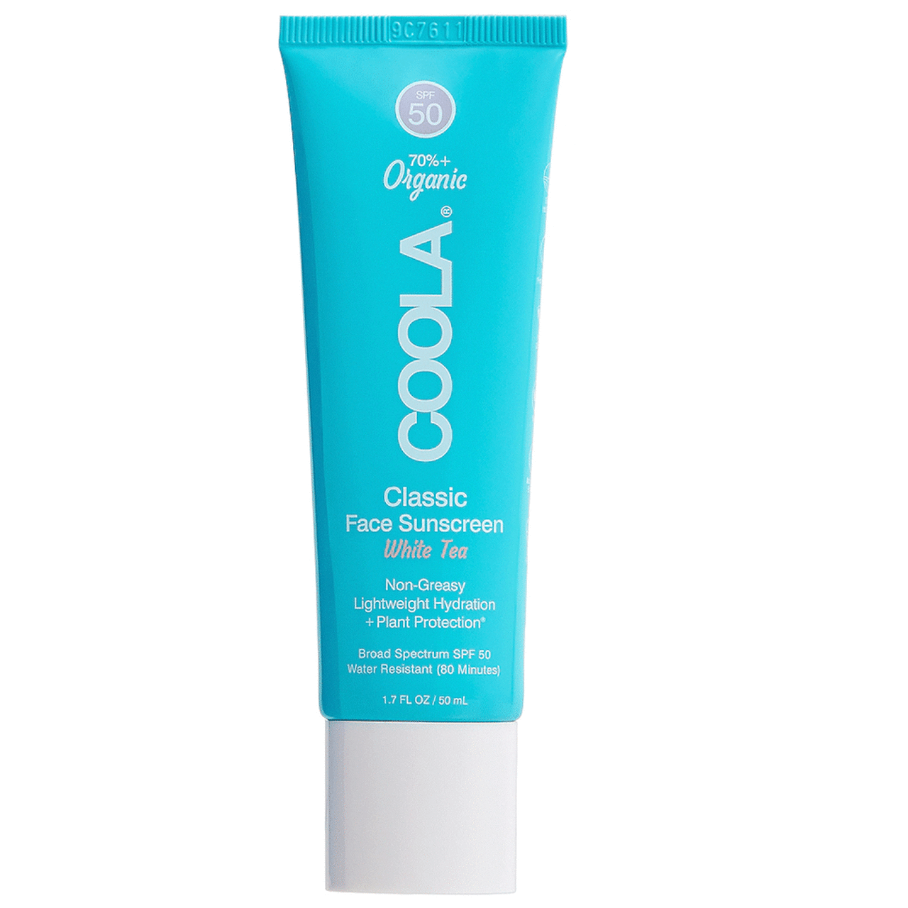 Coola® Classic Face Organic Sunscreen Lotion SPF 50 - White Tea, 1.7oz / 50ml