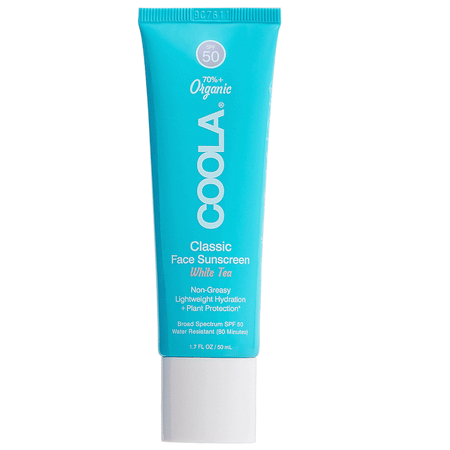 Coola® Classic Face Organic Sunscreen Lotion SPF 50 - White Tea, 1.7oz / 50ml