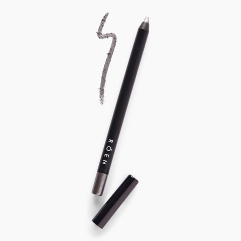 RÓEN Beauty Eyeline Define Eyeliner Pencil, Shimmering Gunmetal