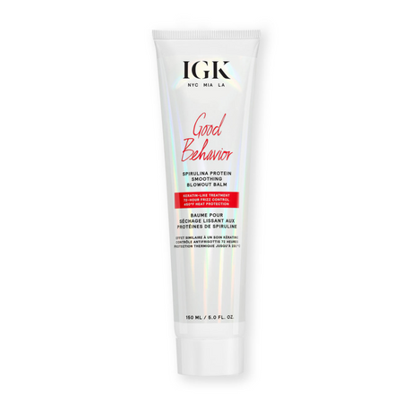 IGK Hair Good Behavior - Spirulina Protein Smoothing Blow Out Balm, 150 ml / 5.0 fl oz