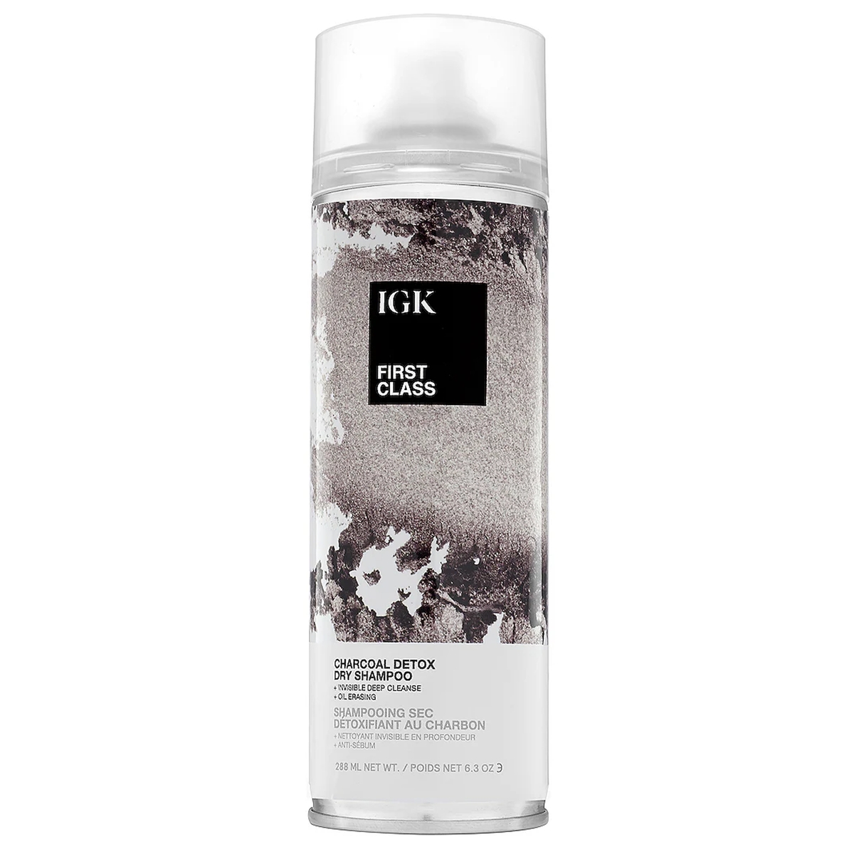 IGK Hair First Class - Charcoal Detox Dry Shampoo, 288 ml / 6.3 oz