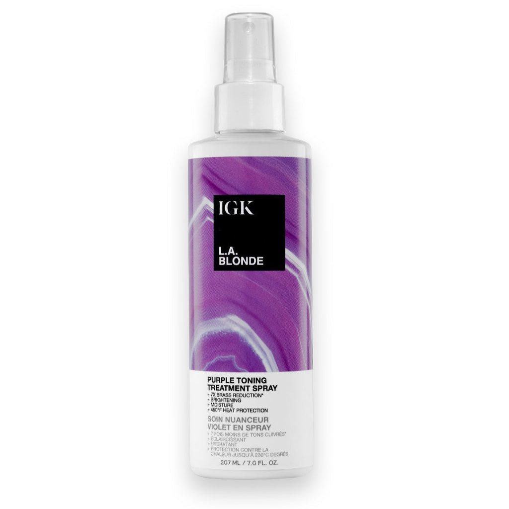 IGK Hair L.A. Blonde - Purple Toning Treatment Spray, 207 ml / 7.0 fl. oz.