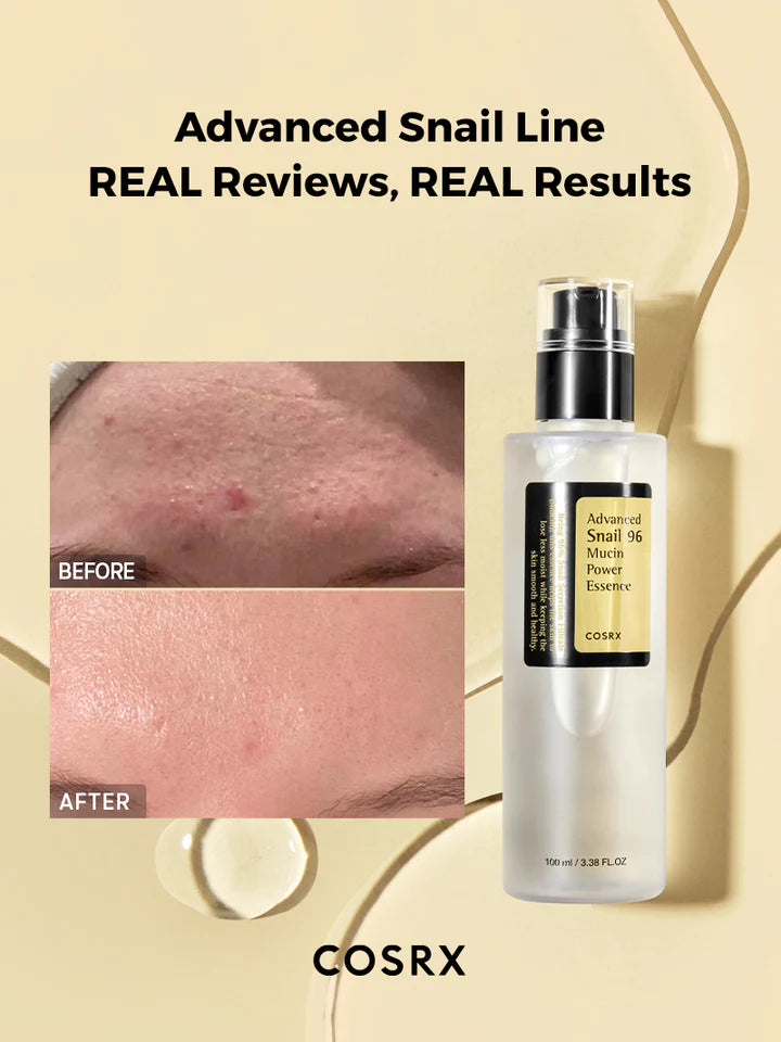Advanced Snail 96 Mucin Power Essence - 3.38 fl.oz / 100mL