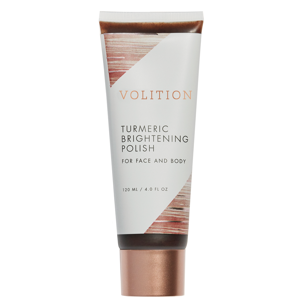 Turmeric Brightening Polish for Face and Body by Volition Beauty available online in Canada at Socialite Beauty.