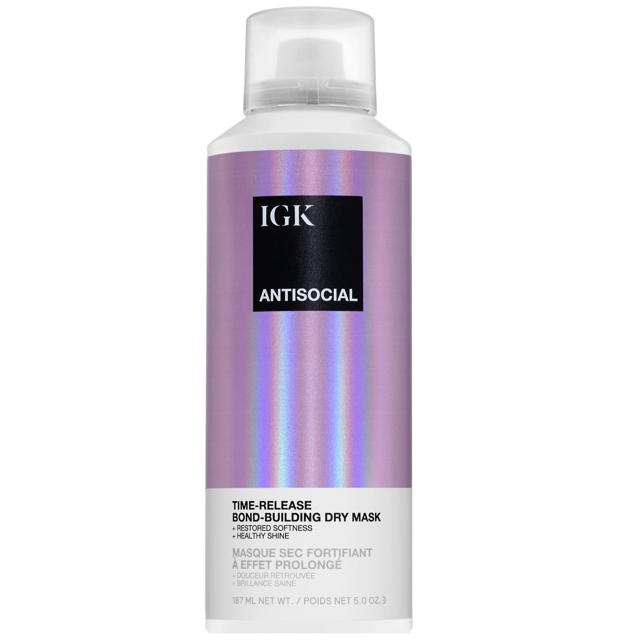 IGK Hair Antisocial Time-Release Bond-Building Dry Mask, 5 oz / 187 mL