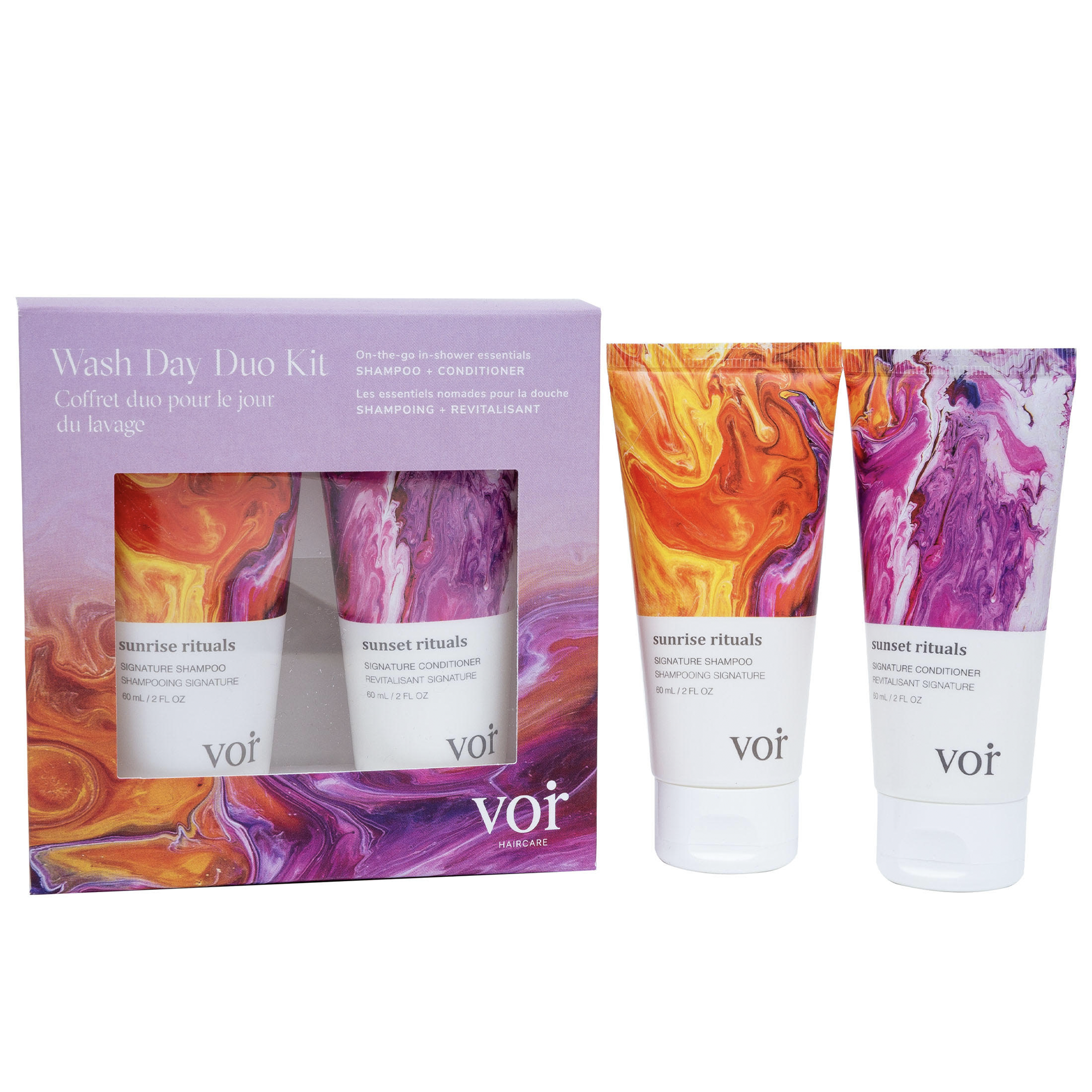 Wash Day Duo Kit by VOIR Haircare available online in Canada at Socialite Beauty.