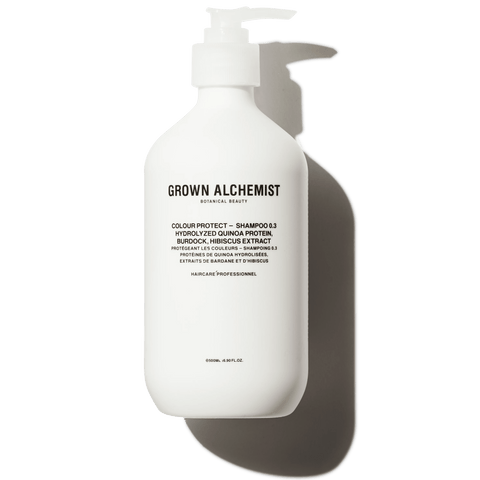 Grown Alchemist Colour Protect - Shampoo 0.3: Hydrolyzed Quinoa Protein, Burdock, Hibiscus Extract, 500ml