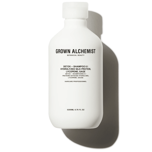 Grown Alchemist Detox - Shampoo 0.1: Hydrolyzed Silk Protein, Lycopene, Sage, 200ml