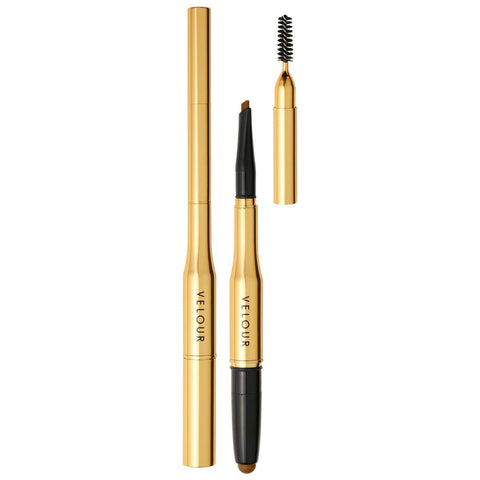 Velour Beauty Fluff'N Brow Pencil - 3-in-1 Brow Pencil and Balm at Socialite Beauty Canada