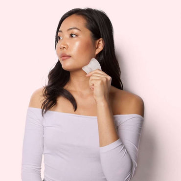 Odacité Green Aventurine Crystal Contour Gua Sha at Socialite Beauty Canada
