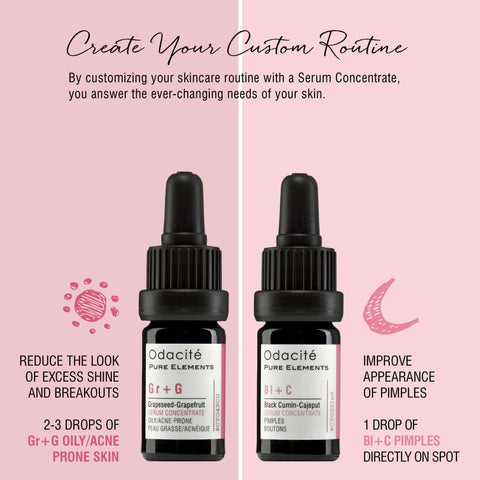 Odacité Gr+G | Oily/Acne Prone Grapeseed Grapefruit Serum Concentrate at Socialite Beauty Canada