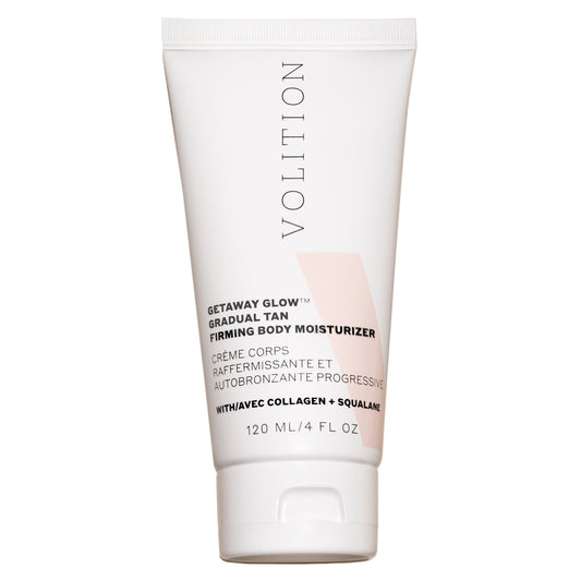 Volition Beauty Getaway Glow™ Gradual Tan Firming Body Moisturizer, 120ml / 4oz