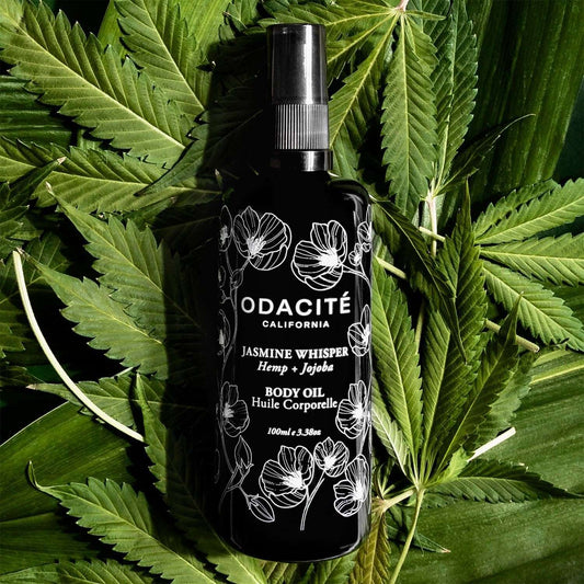 Odacité Jasmine Whisper | Hemp + Jojoba Body Oil at Socialite Beauty Canada