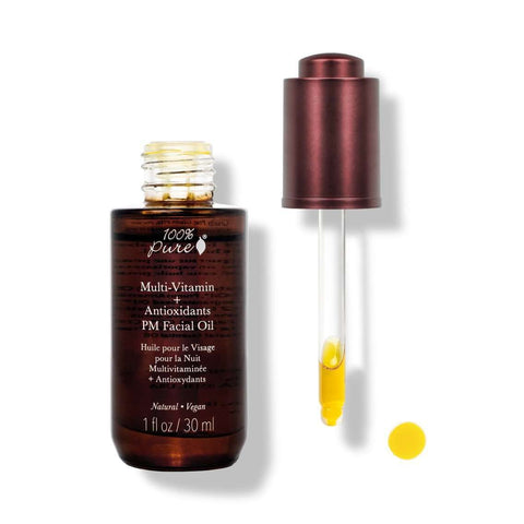 100% Pure® Multi-Vitamin + Antioxidants PM Facial Oil at Socialite Beauty Canada