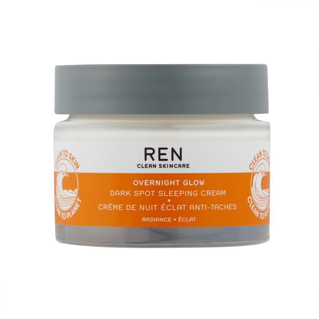 REN Clean Skincare Overnight Glow Dark Spot Sleeping Cream at Socialite Beauty Canada