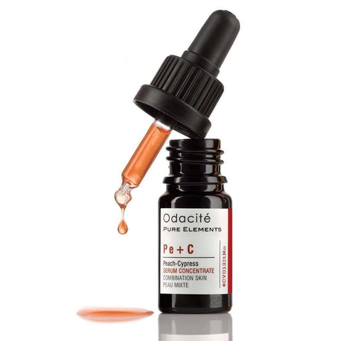 Odacité Pe+C | Combination Skin Peach Cypress Serum Concentrate at Socialite Beauty Canada
