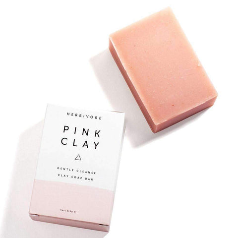 Herbivore Pink Clay Cleansing Bar Soap at Socialite Beauty Canada