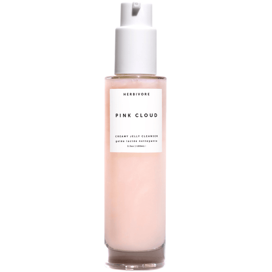 Herbivore Pink Cloud Jelly Cleanser - Rosewater & Tremella Mushroom, 3.4 oz | 100 mL