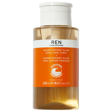 REN Clean Skincare Radiance Ready Steady Glow Daily AHA Tonic, 250ml
