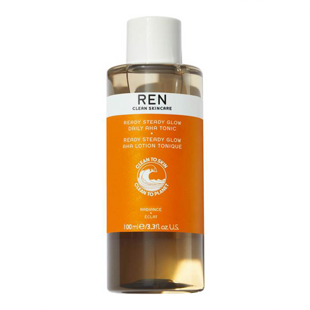 REN Clean Skincare Radiance Ready Steady Glow Daily AHA Tonic, 100ml