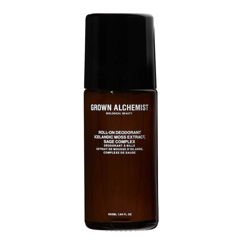 Grown Alchemist Roll On Deodorant: Icelandic Moss Extract, Sage Complex at Socialite Beauty Canada