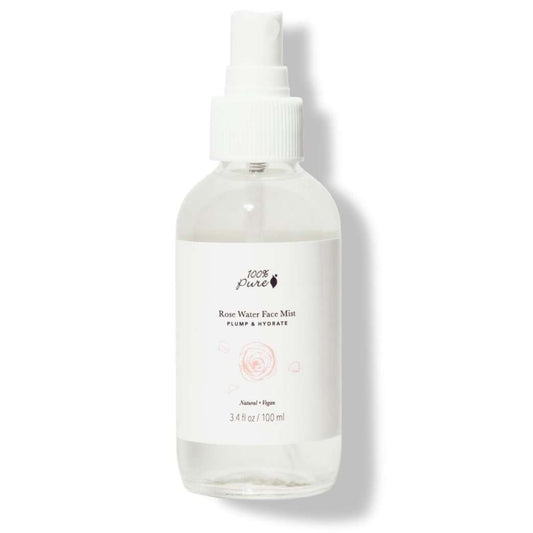 100% Pure® Rose Water Face Mist, 3.4 Fl Oz / 100 mL