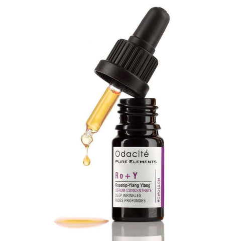 Odacité Ro+Y | Deep Wrinkles Rosehip Ylang Ylang Serum Concentrate at Socialite Beauty Canada