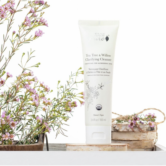 100% Pure® Tea Tree & Willow Clarifying Cleanser at Socialite Beauty Canada